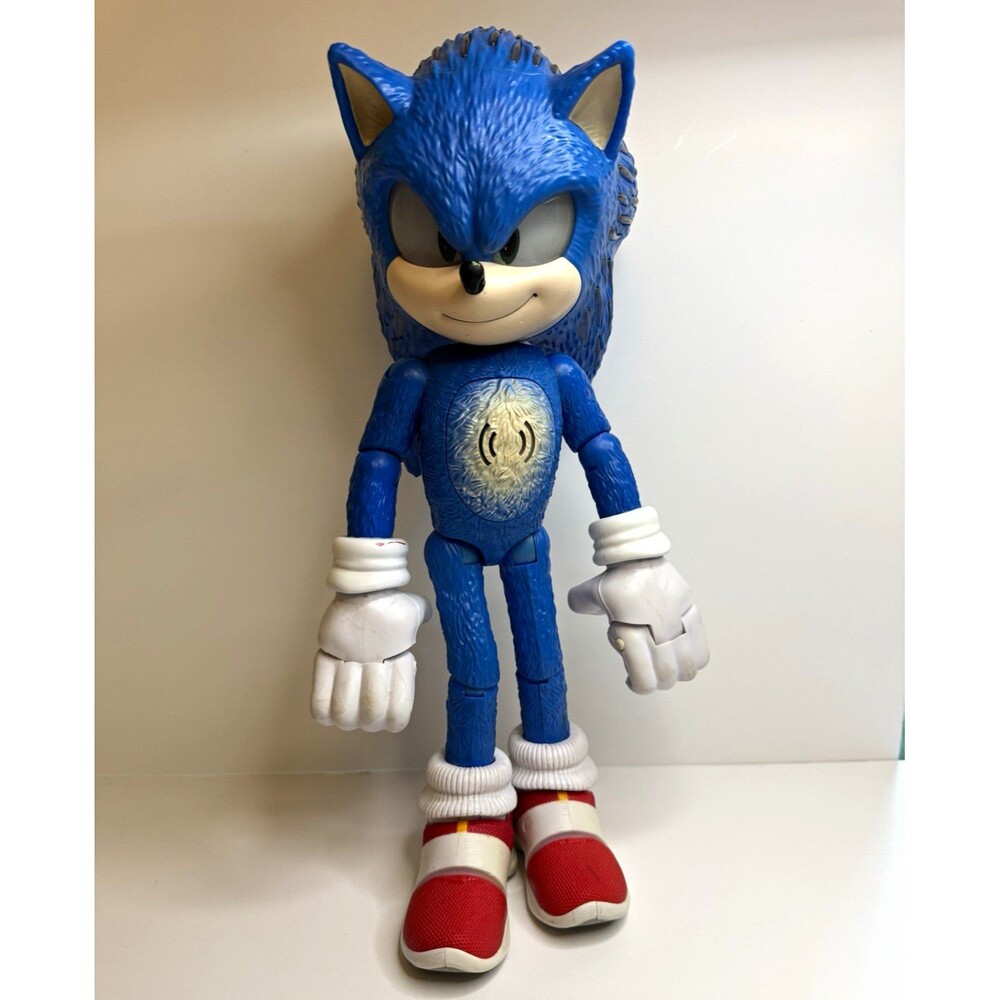 Sonic The Hedgehog 3 Movie Ultimate Talking 12" Action Figure - TESTED & WORKS!